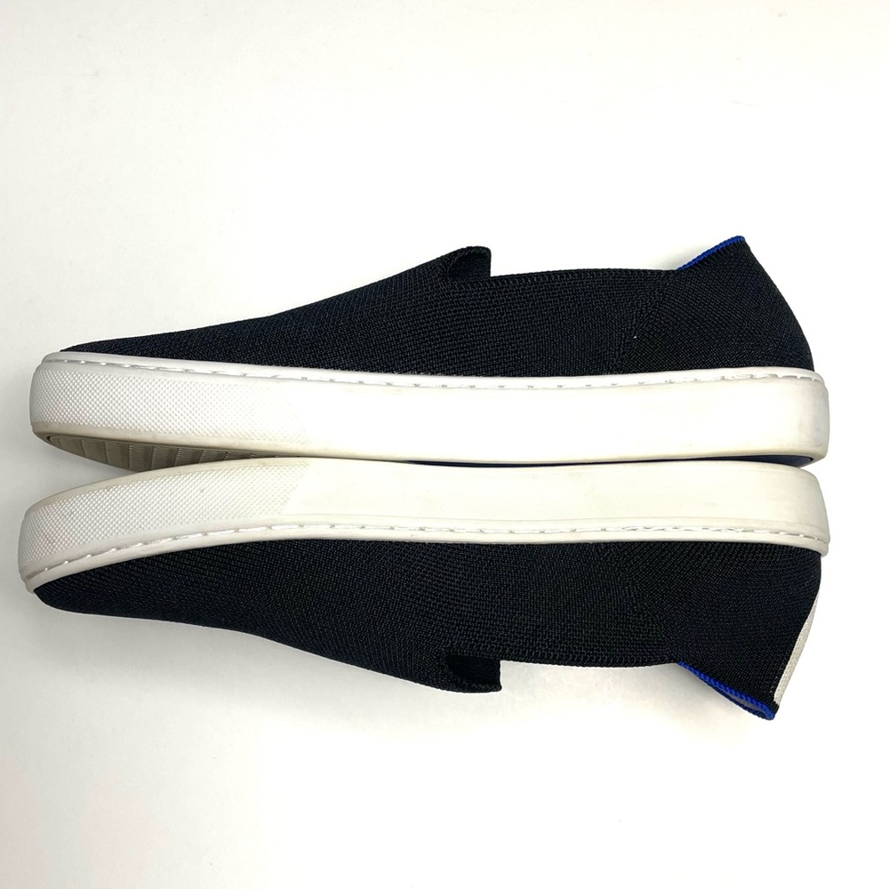 Rothy’s The Original Slip On Sneaker Solid Black Sz 8.5 - Picture 6 of 10